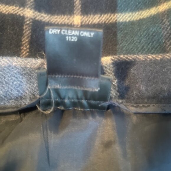 Rafaella Woman 90's Vintage Blue wrap Wool blend skirt, size 18 - Picture 5 of 5